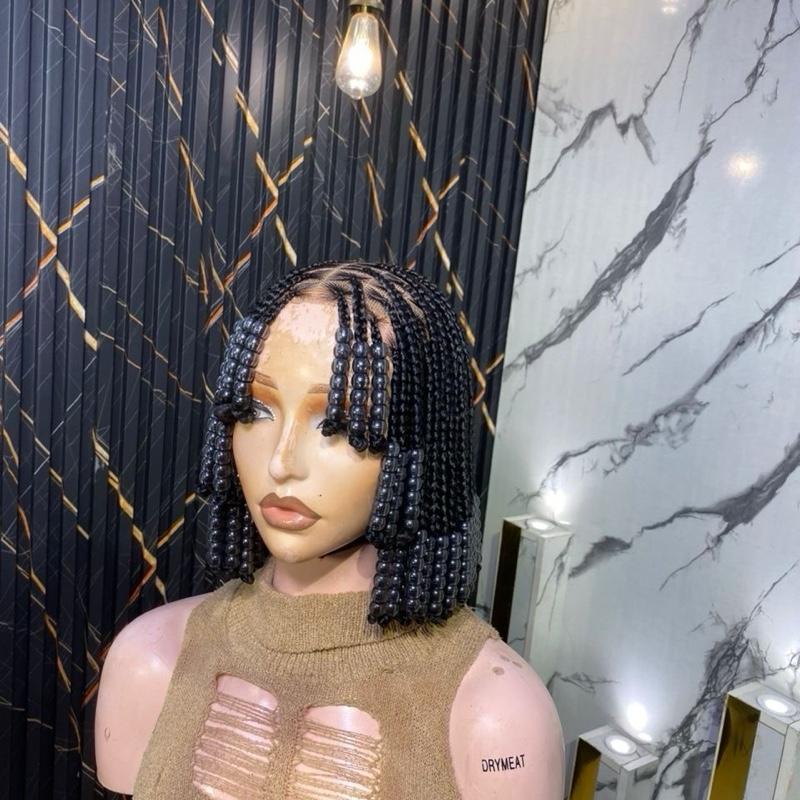 Box Braid with Beads