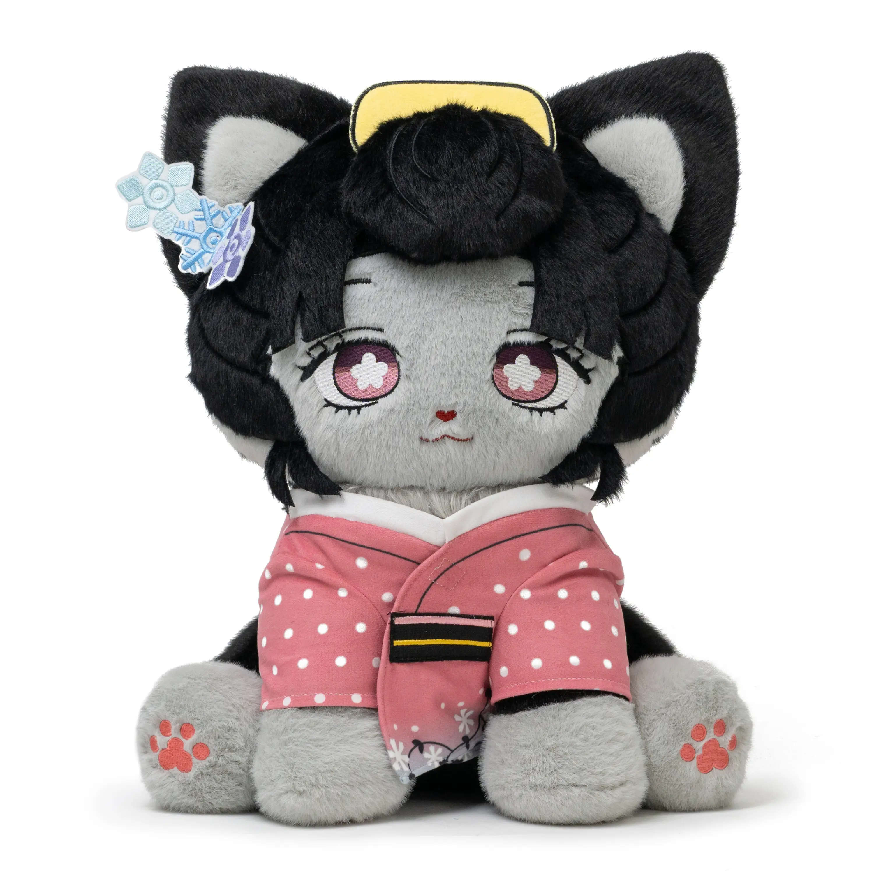 【RESTOCKED】Plushshop 17in Koyukmeow Stuffed Toy - Stuffedanimals, Soft Adorable Stuffed Collectible, Cuddly Gift Doll, Kawaii Aesthetic House Decoration