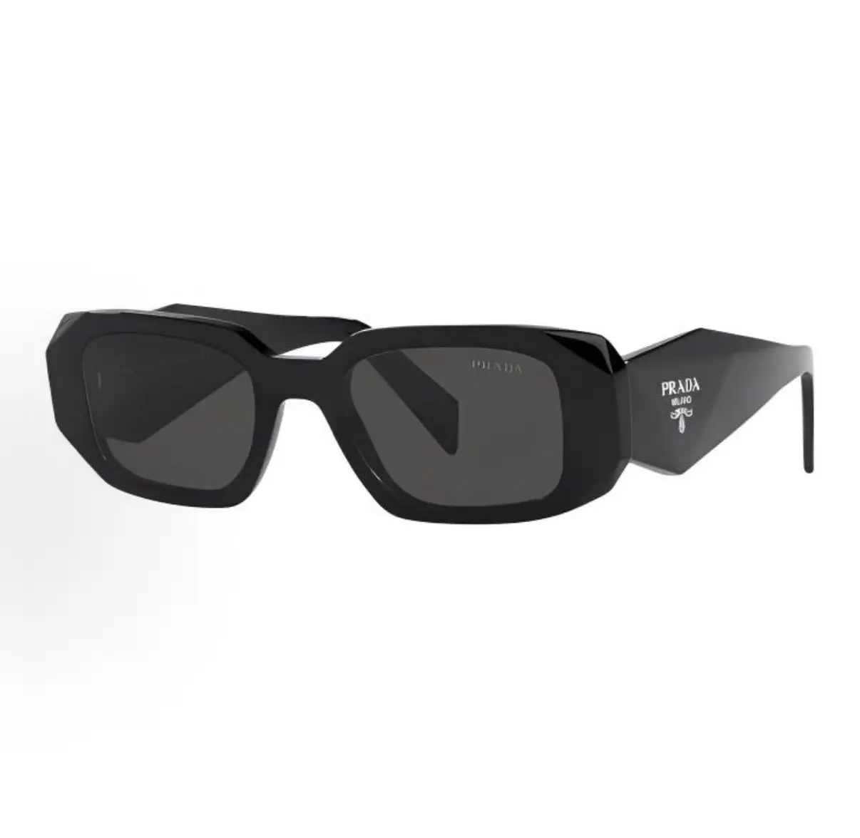 Pre-owned Brand New,Prada PR17WS Symbole Black Sunglasses