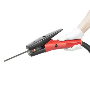 1000A Air Carbon Arc Gouging Torch, Professional Arc Gouging Torch Set with 360° Rotating Chuck, 86.6in Hose for Pointed & Flat Carbons, Metal Cutting & Weld Cleaning Tool for Shipyard Boiler Bridge Auto Manufacturing