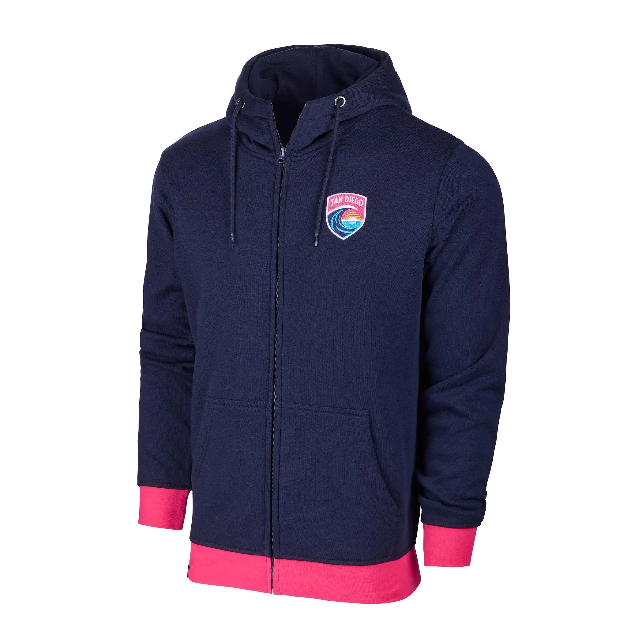 Unisex San Diego Wave FC Groovy Full Zip Hoodie