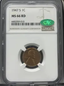 1947 S 1C Coin MS66 RD