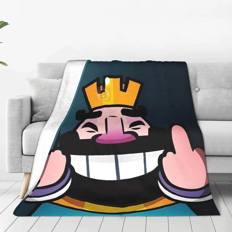 Soft BlanketGirls Boys Picnic Clash Royale Game Bedding Throws  Flannel Bedspread For Bedroom Funny Sofa Bed Cover Perfect Gift for Friends Family HalloweenBlanketVerse