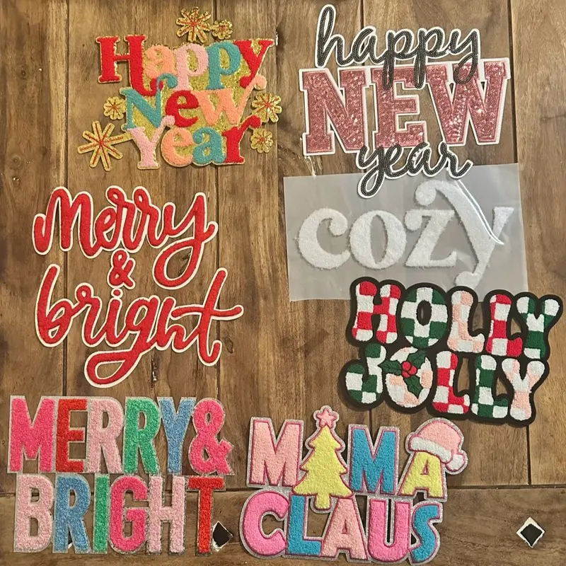 LIMITED Stock Chenille & Sequin Patches