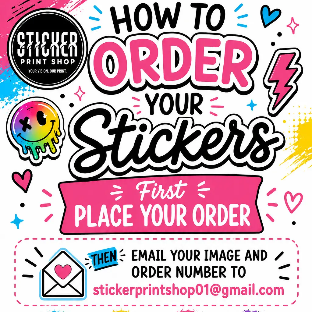 Custom Logo Vinyl Stickers - 2 Inch & 3 Inch Sizes - Permanent Adhesive High Quality Vinyl - 50,100,500 Pieces - Easy Application for Personalization