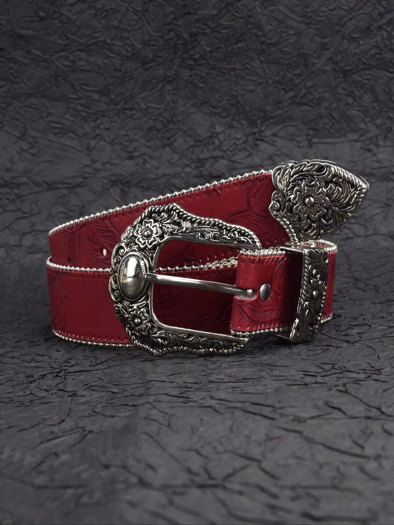 Women's Western Style Jeans Belt Set, Cowboy Waist Belt, Cowgirl Belt, Durable Fashionable Waistband for Daily Use, Perfect Accessory for Any Occasion, Western Accessories