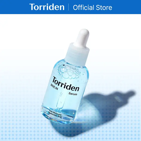 [Torriden Official] DIVE IN Low-Molecular Hyaluronic Acid Moisturizing Serum 50mL - Lightweight Facial Serum for Adults, Sensitive Skin, Plump Glowing Skin, Hydrate & Gentle Care