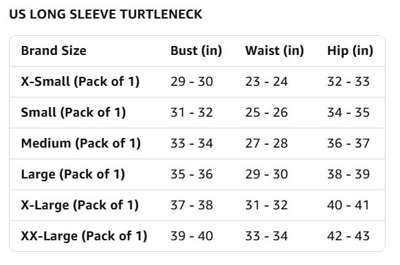 NY Threads Women's Luxury Turtleneck Long Sleeve Shirt Slim Fit Thermal Base Layer Tops NY Threads Women's Luxury Turtleneck Long Sleeve Shirt Slim Fit Thermal Base Layer Tops