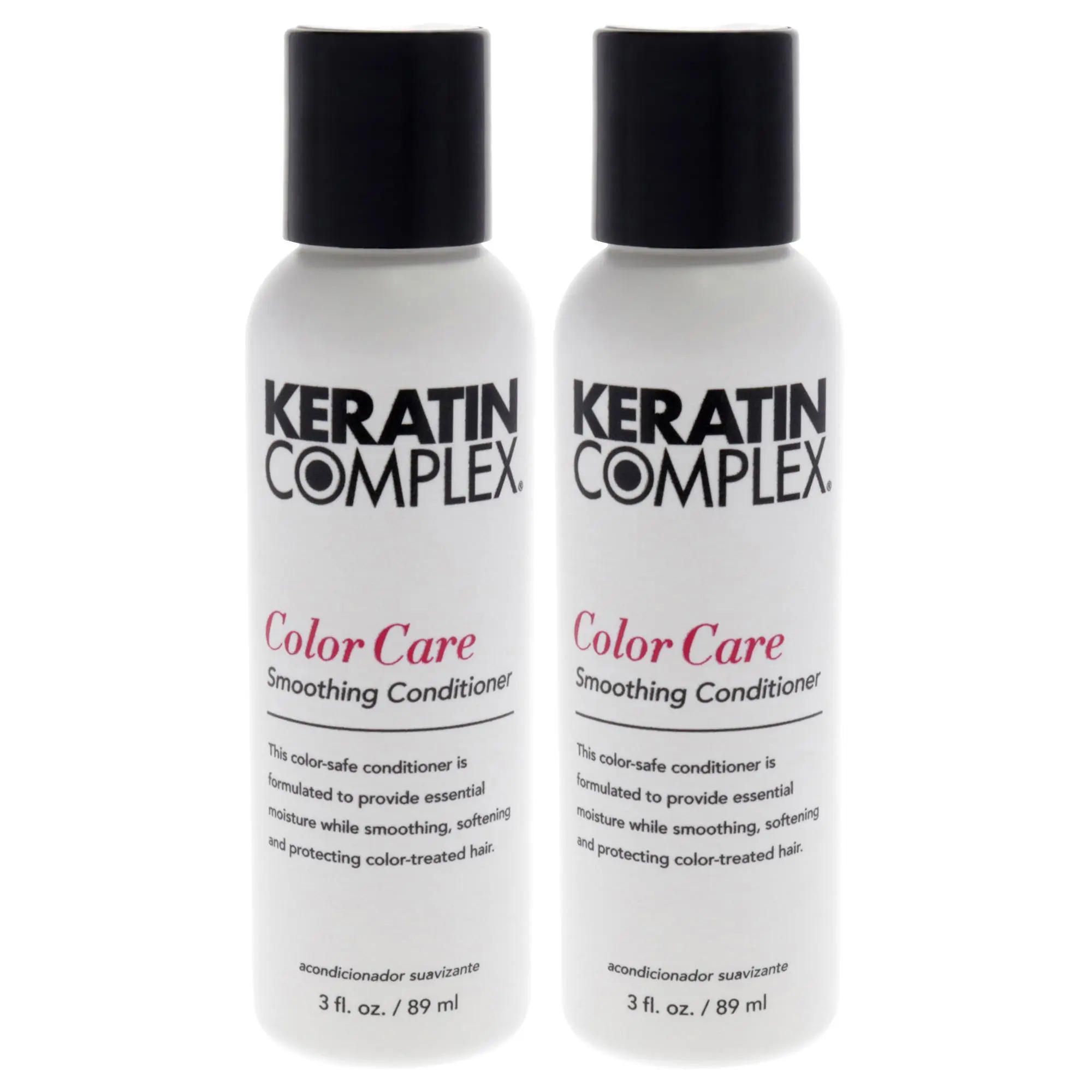 Unisex Keratin Complex Color Care Haircare Conditioner - 3 oz, Pack of 2
