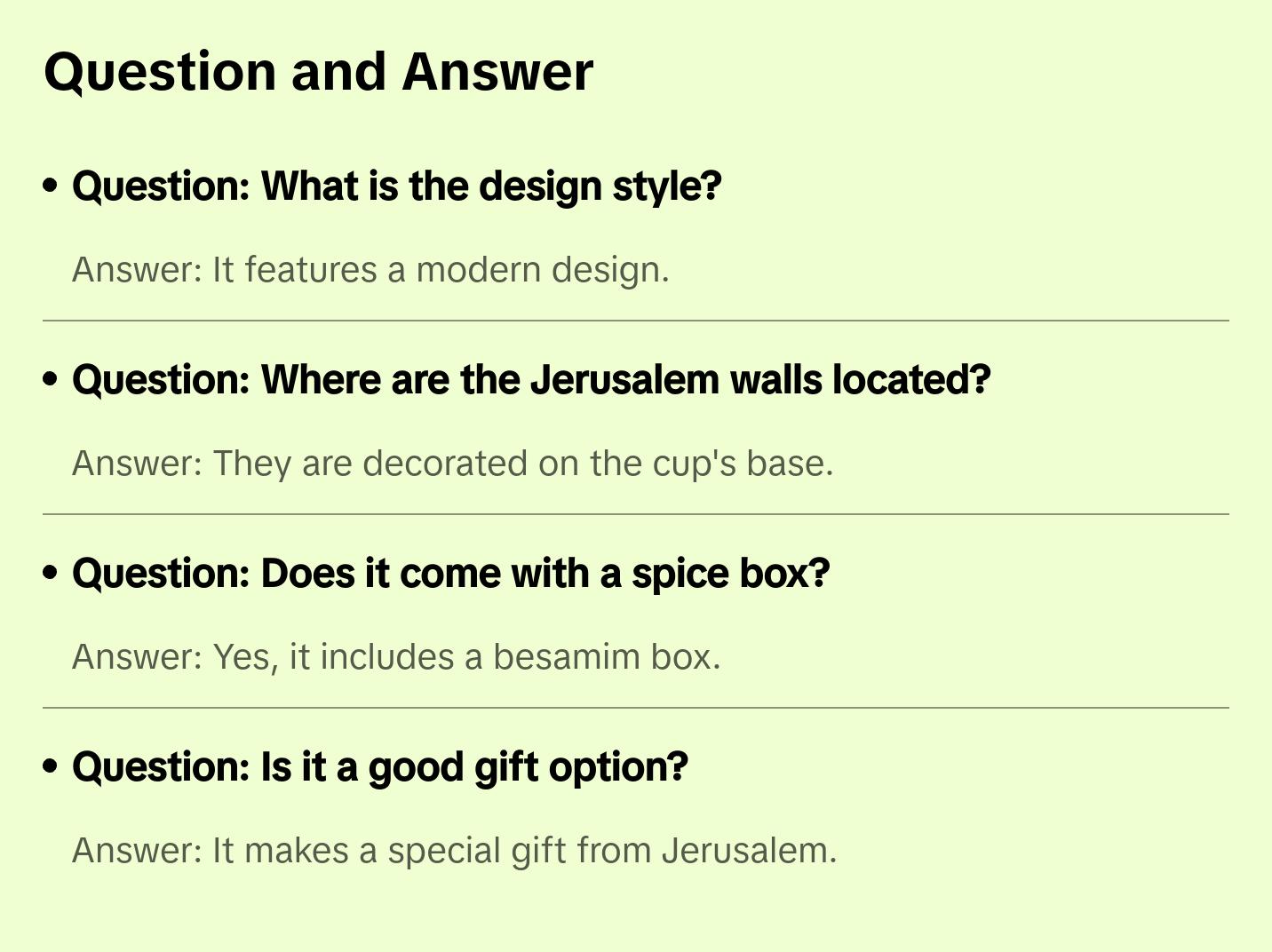 Contemporary Sterling Silver Kiddush Cup with Spice Box