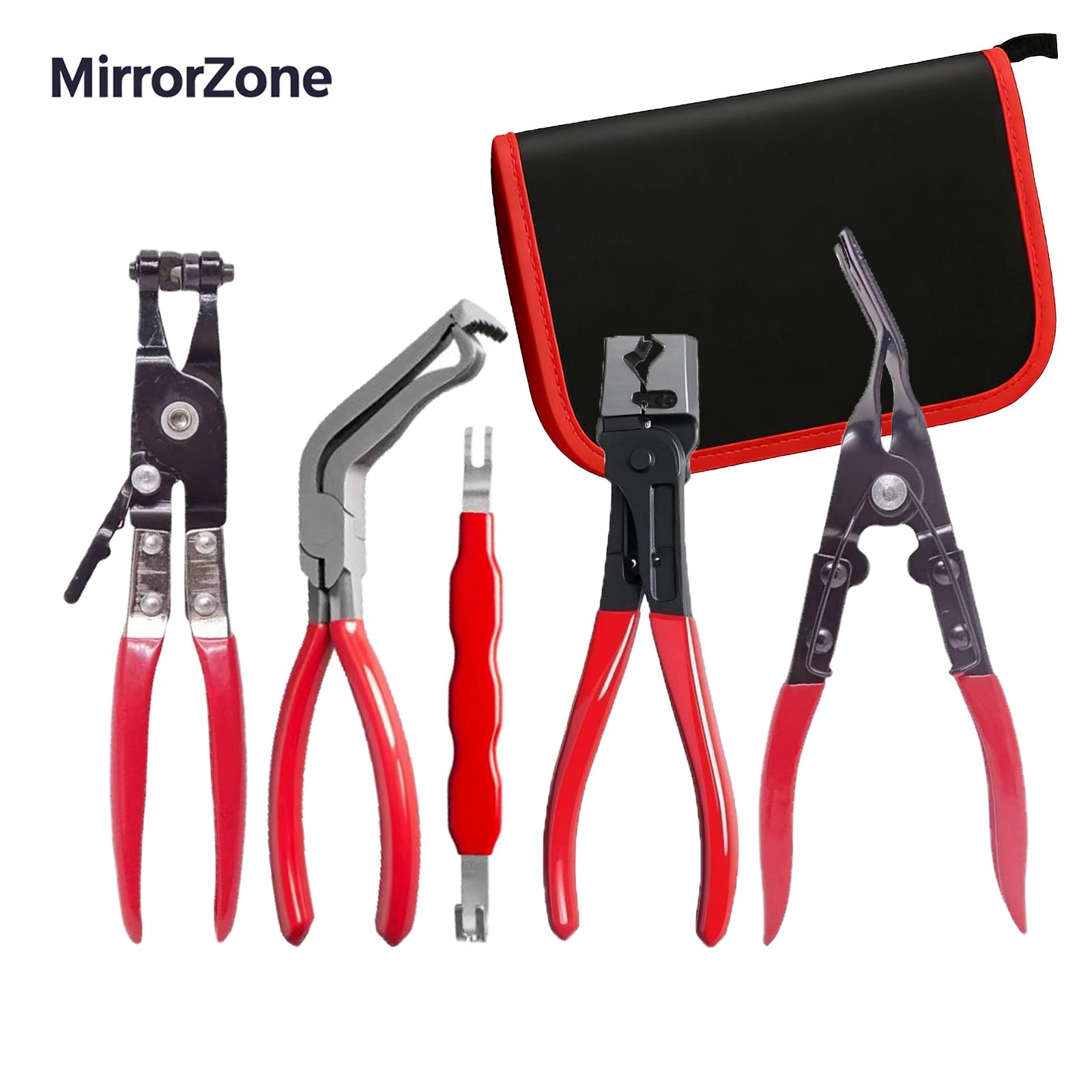 Automotive Electrical Disconnect Pliers Kit,Auto Repair Plier,High-Carbon Steel Connector Separator 60 ° Pliers,Hose Clamp Plier,Car Trim Clip Removal Pliers,Plug Release Tool and Wire Terminal Removal in Storage Bag. Automotive Electrical Disconnect Pliers Kit,Auto Repair Plier,High-Carbon Steel Connector Separator 60 ° Pliers,Hose Clamp Plier,Car Trim Clip Removal Pliers,Plug Release Tool and Wire Terminal Removal in Storage Bag.