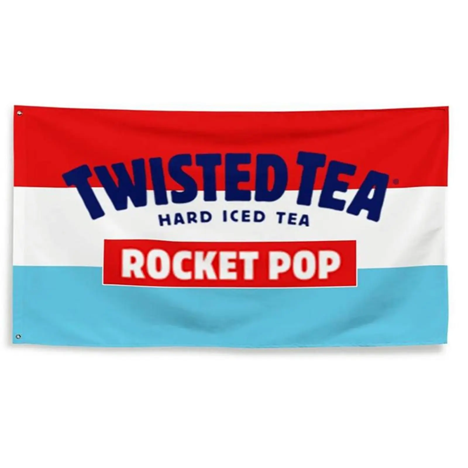 Rocket Pop Twisted Tea Backdrop Tapestry Flag, 3x5Ft Wash-Free Home Supplies, Acrylic Boat-Themed Room Decor for College Dorms, Flags for Room Decoration