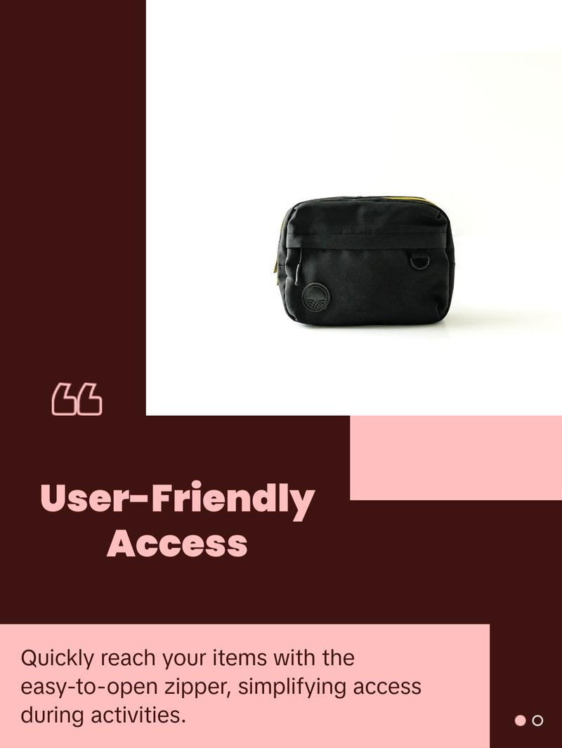 Tushbaby Mini Crossbody Bag for Daily Use, Slim Design, Secure Zip Compartments, Adjustable Fit, Lightweight and Stylish