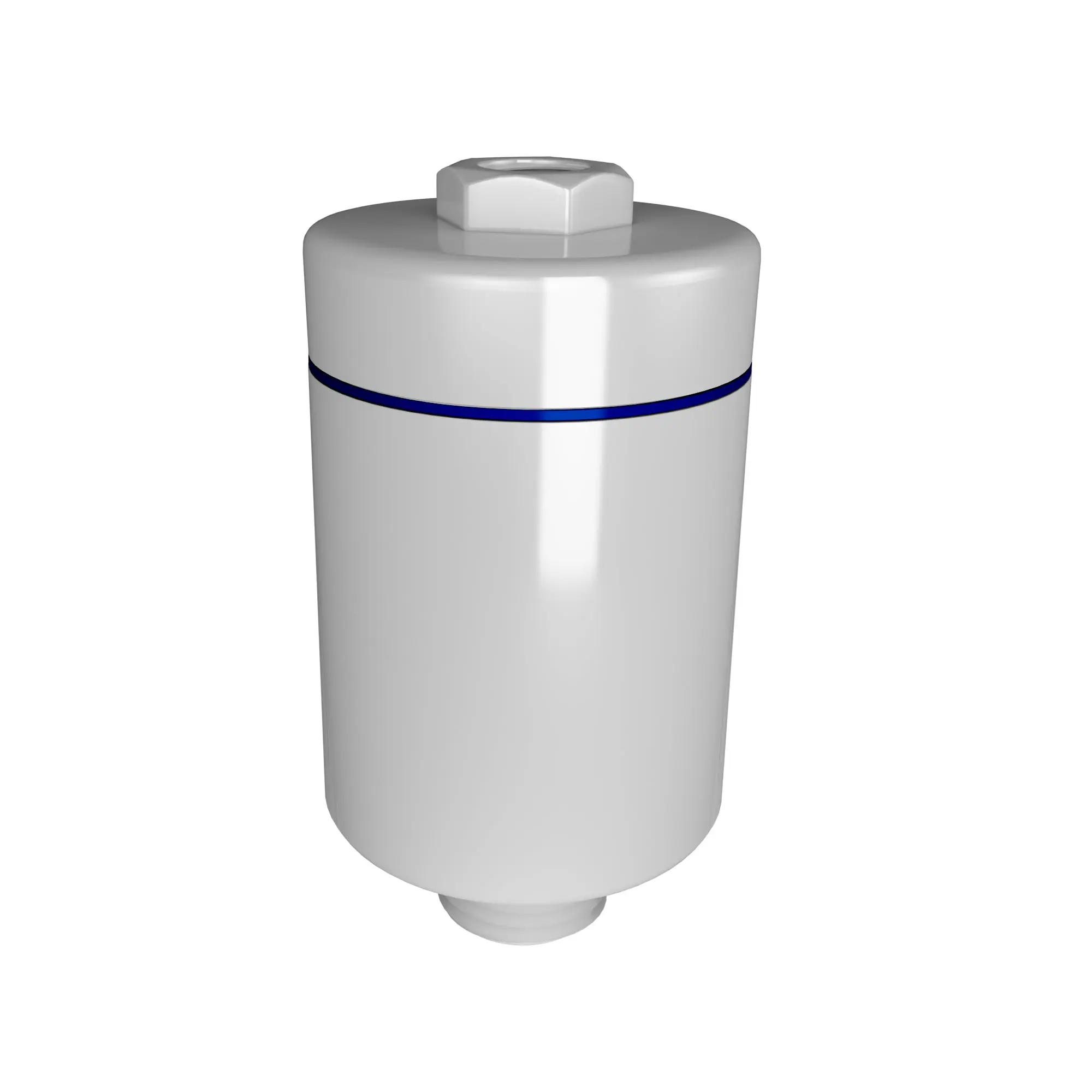 Universal Shower Filter with Replaceable 6-Stage Filter Cartridge (White)