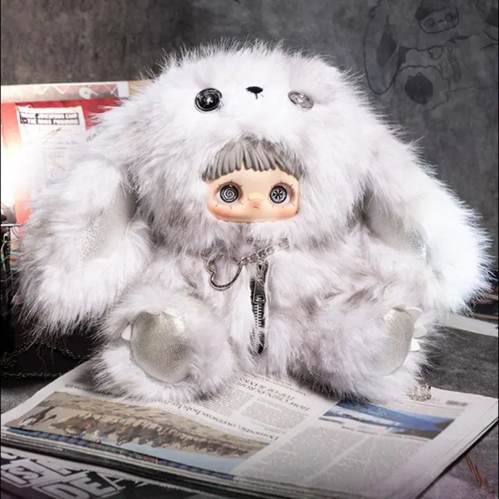 Maymei-Rebel Doll Backpack Series Soft Adorable Stuffed Cute Collectible, Quirky Collectible Plush Toy Character Doll for Toys & Hobbies Enthusiasts