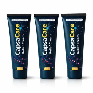 Neuropathy Relief Neuropathy Relief Cream | Capsaicin Nerve Pain Relief for Burning & Tingling, Nighttime Soothing & Menthol Cooling, Muscle & Joint Comfort for Feet, Hands & Legs (3-Pack)