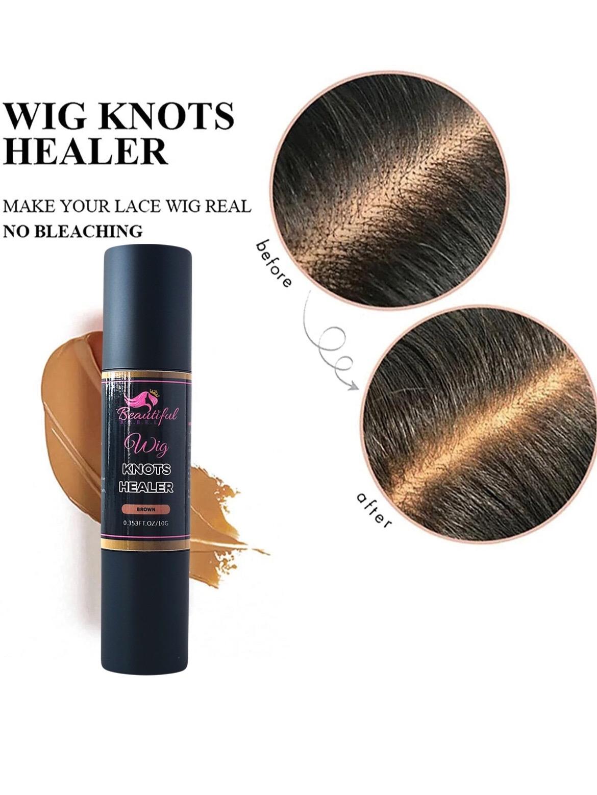 Cream Base Concealer Knot Healer for Natural-Looking Wigs Flawless Haircare