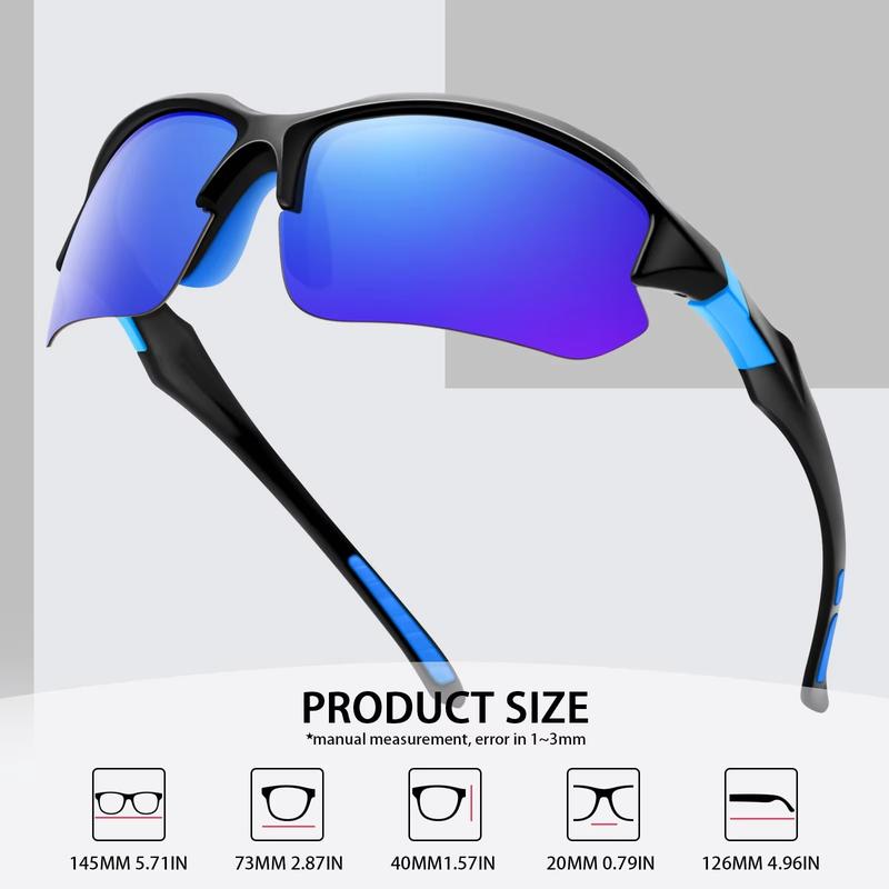 2026 Sports Polarized Sunglasses for Men Cycling Running Fishing UV400 Sun Glasses Lightweight Outdoor Goggles