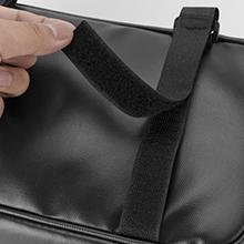 ROCKBROS Bike Rack Bag Saddle Pannier Bag Waterproof 6L or 9L for Cycling with Reflective Stripes and Red Tail Light