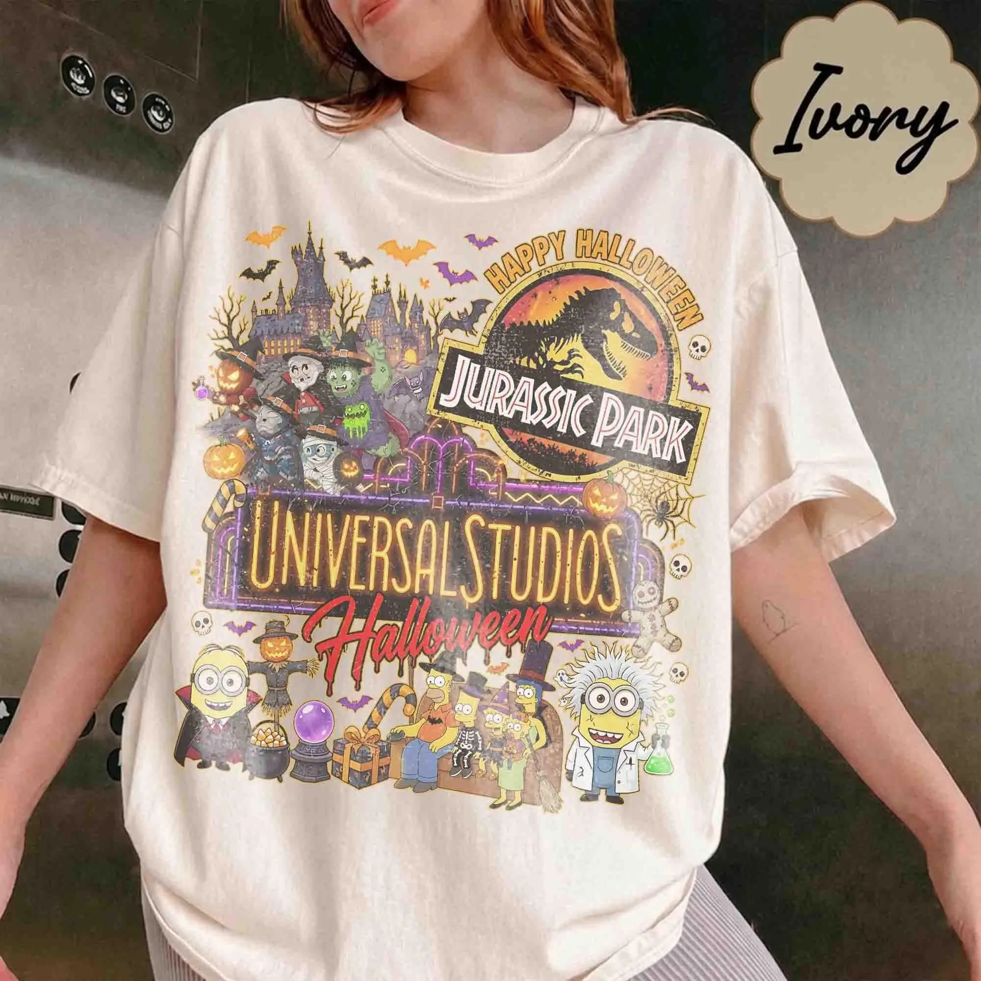 Universal Studios Halloween Comfort Colors Shirt, Castle Spooky Witch Universal Studios Tee, Hollywood Studios Trip Tee