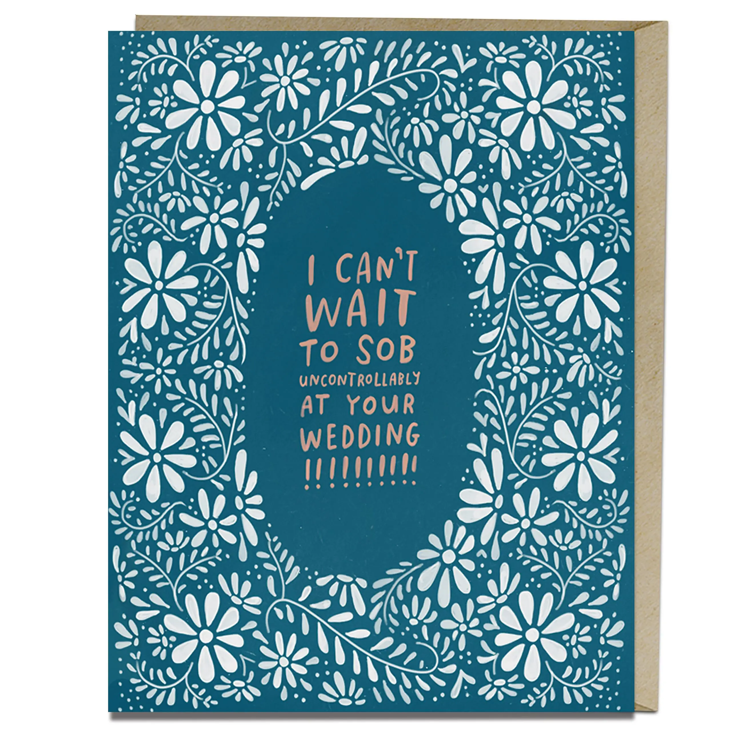 Sob At Your Wedding Congratulations Card