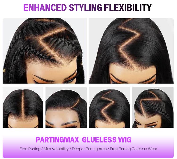 [250% Density] Megalook 13x6 Glueless Lace Frontal Wig Deep Curly Pre-Everything Put On Go Wig Natural Hairline Tiny Knots HD Lace Skin Melted With Drawstring