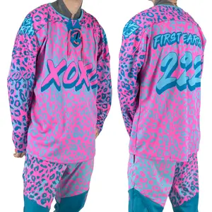 Neon Cheetah - UV - Hockey Jersey