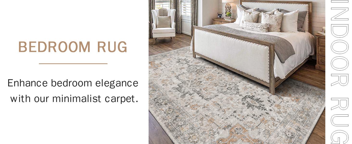 GENIMO Non Slip Area Rug for Living Room, Entryway, Bedroom, Kitchen and Corridor - Lightweight Mat, Machine Washable Low Pile Rugs GENIMO Non Slip Area Rug for Living Room, Entryway, Bedroom, Kitchen and Corridor - Lightweight Mat, Machine Washable Low Pile Rugs