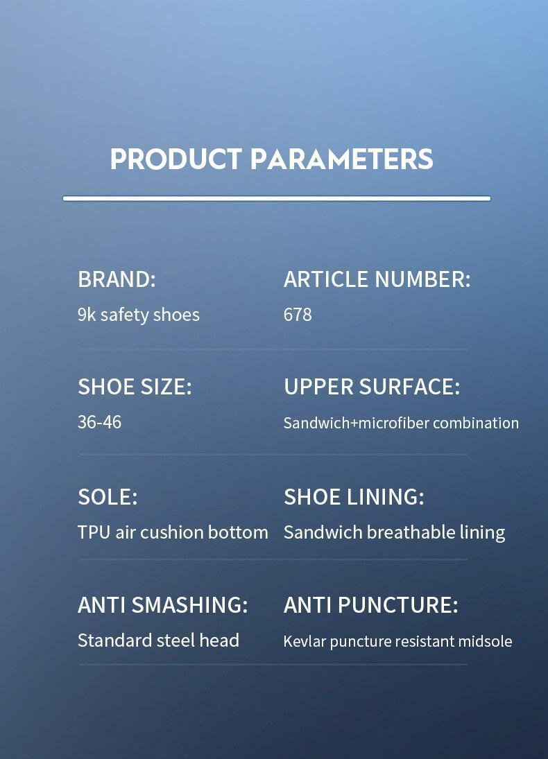 Men's Steel Toe Safety Sneakers with Swivel Buckle - Puncture-Proof Kevlar Midsoles, Anti-Slip Rubber Sole, Breathable Mesh Upper, Durable Work Boots for Outdoor Activities, Blue Collar Workers, Nurses