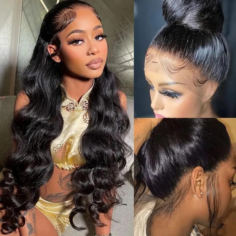 Pizazz Hair Hidden Strap 360 Full Lace Frontal Wigs Pre Cut Glueless Wig Body Wave Human Hair With Bleached Knots