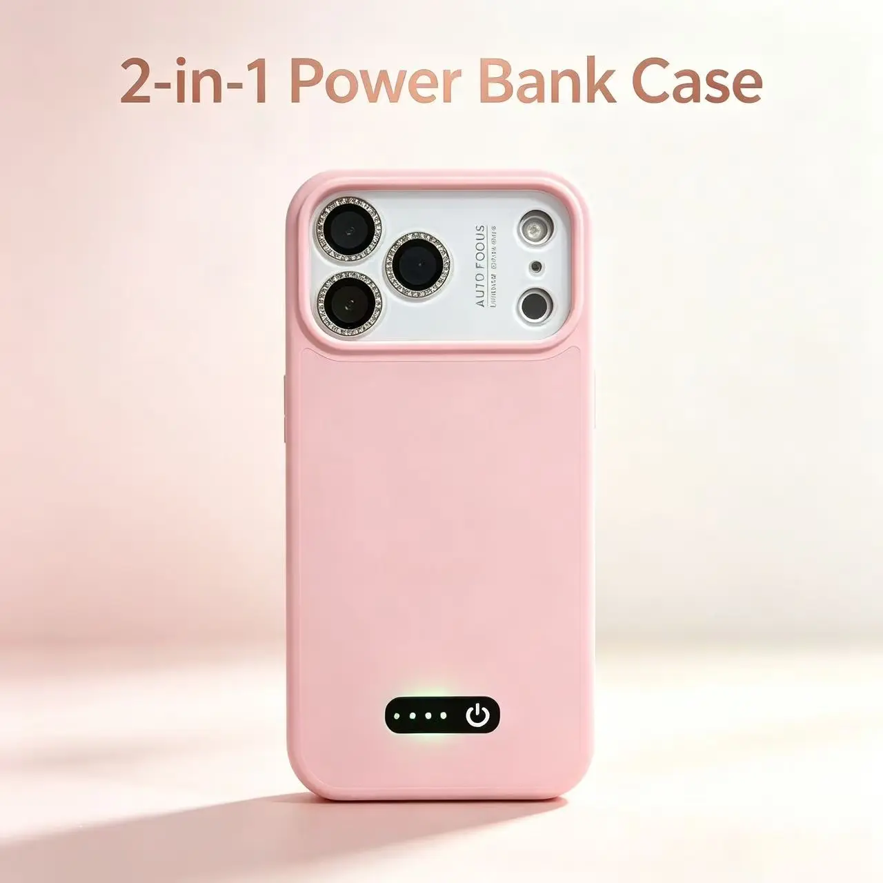 Ultra-Thin Dual-Purpose Charging Battery Smartphone Cover, Silicone Shell for iPhone 17 Pro Max - 3 Pro, Lightweight Shockproof Handheld Devices Accessory, Instant Fast Charging Activation, Customized Case, Casing, Accessories