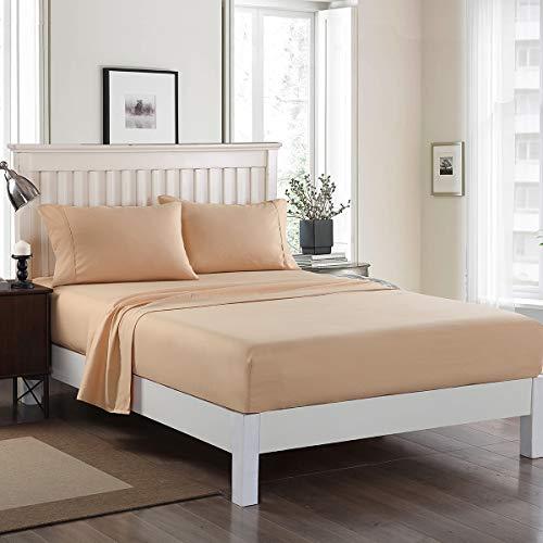 4-Piece 3000 Thread Count Microfiber Bed Sheet Set with Deep Pocket Up to 14" - Soft, Wrinkle & Fade Resistant. Durable 4-Piece 3000 Thread Count Microfiber Bed Sheet Set with Deep Pocket Up to 14" - Soft, Wrinkle & Fade Resistant. Durable