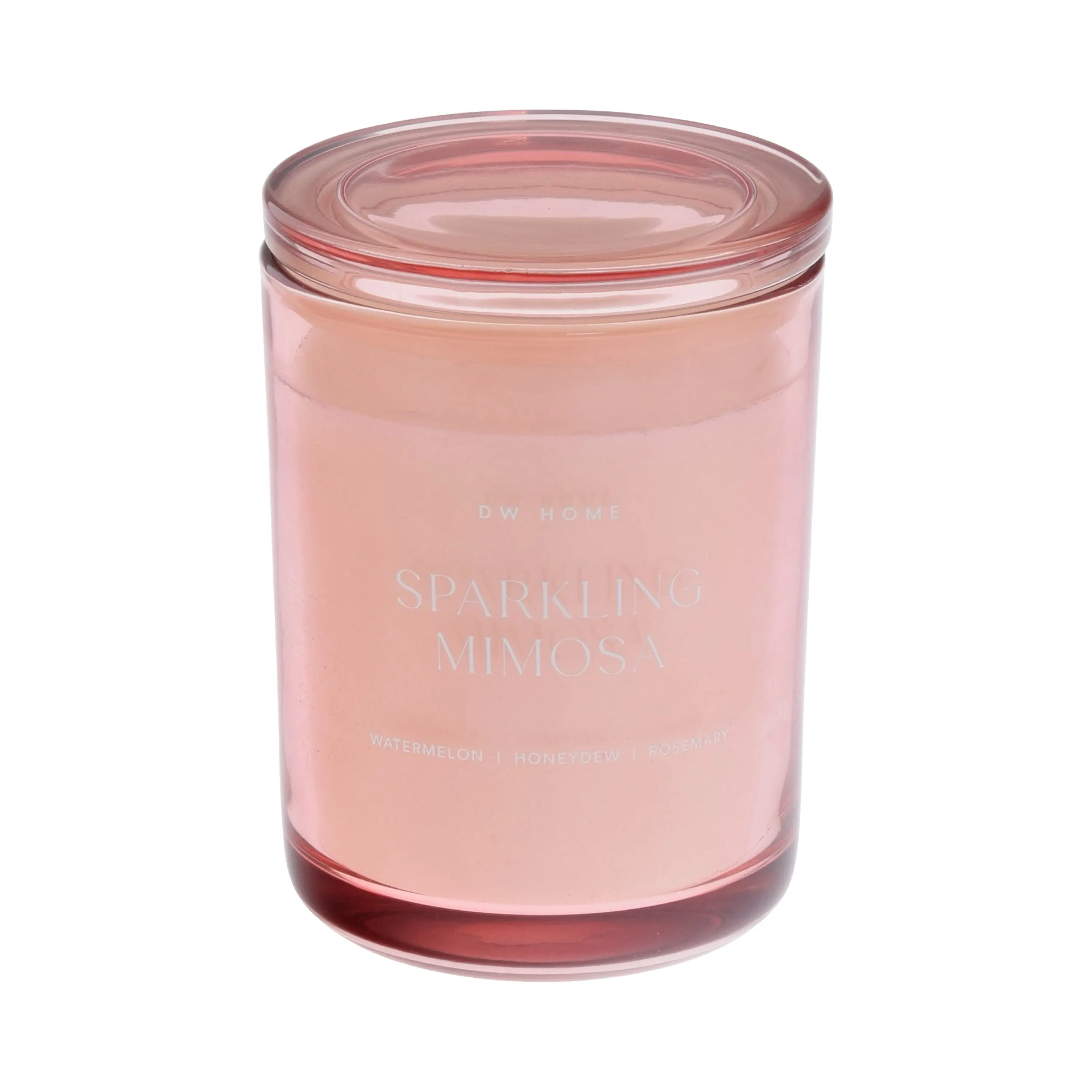 DW Home Sparkling Mimosa Signature Scent Home Fragrance Collection - Watermelon, Honeydew, Fresh Rosemary Fragrance Wick Candles for Bright, Inviting Room Decor, Awakening Blend
