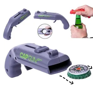 Bottle Cap Gun Opener – Fun Beer Bottle Opener Launcher for Parties