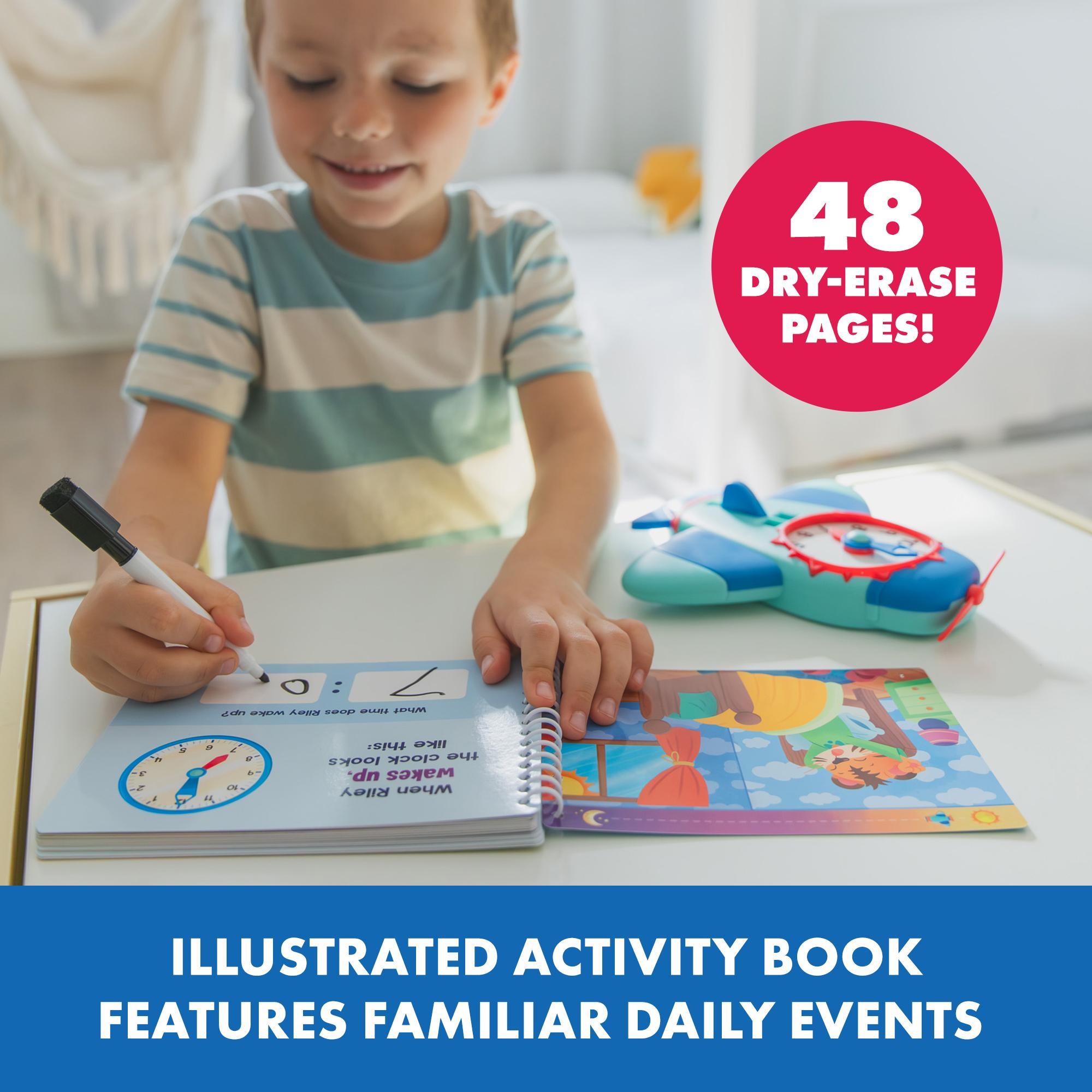 Educational Insights Toy Learning Clock for Kids,Time to Learn Telling Time Activity Set & Time to Fly Clock Game Set - Practice How to Tell Time on Analog Clocks, Fun Time Management Game Classroom Teaching Resource, Ages 3+