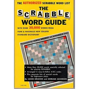 USED-The Scrabble Word Guide by EDMUND JACOBSON EDMU 'JACOB J. ORLEANS (Unknown)