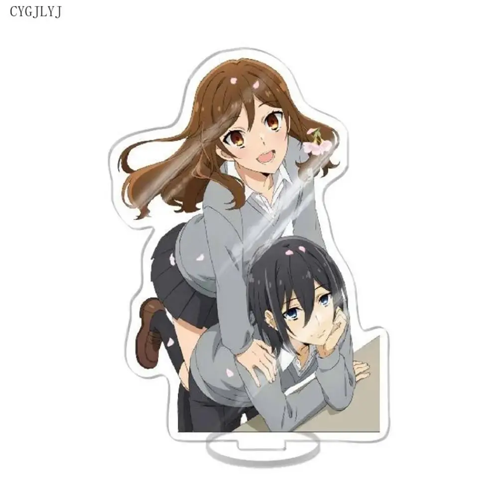 15CM Hot Anime Horimiya Acrylic Stand Model Plate Collection Miyamura Izumi Hori Kyoko Figure Cosplay Standee Desk Decor Series