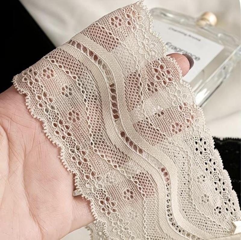 7-Pack Women's Seamless Low Waist Lace Thong Underwear - Clear G-String Underwear for Daily and Special Occasions, Elegant and Comfortable Seamless Thong Women's Basic Winter, Back-to-School Clothing/Ladies, Women's Underwear/Ladies Panties