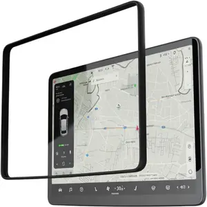 2-in-1 Tempered Glass Screen Protector Case for Tesla Model 3 (2017–2023) & Model Y (2020–2024) – 15"