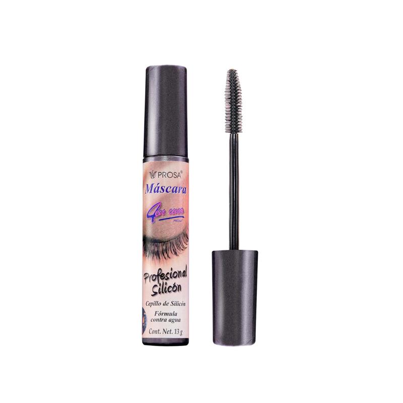 Prosa Viral 4 in 1 Mascara Collection - Professional Silicone Brush for Natural Lash Definition & Longer Length - Makeup