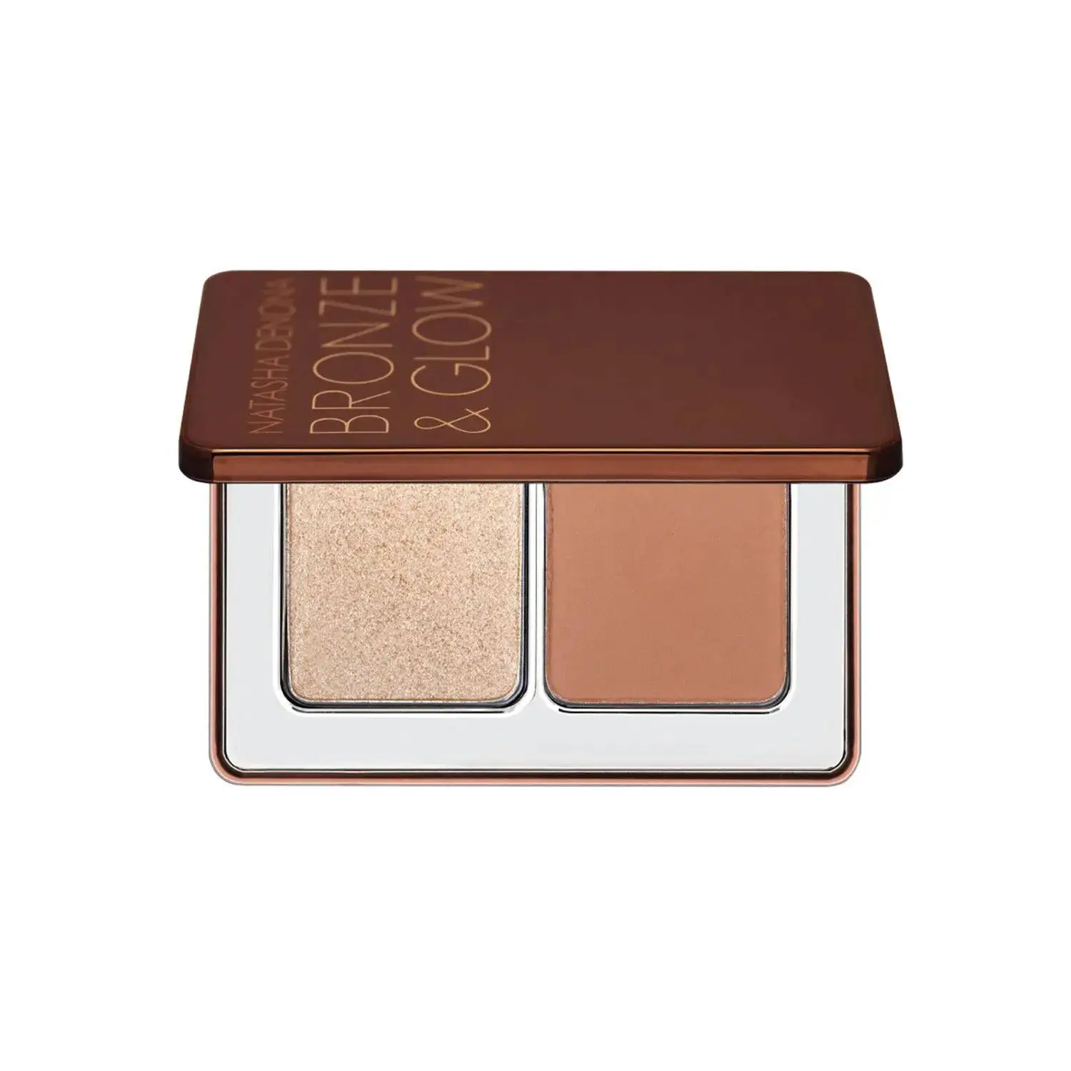 Natasha Denona Mini Compact Palette Bronzers - Glow Face Palette with Contour Bronzing Bronzers, Mini Toiletries for Purse