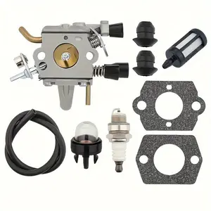 Hipa 4134-120-0653 Carburetor Kit For Stihl FS250 FS120 FS200 FS300 Backpack Brushcutter