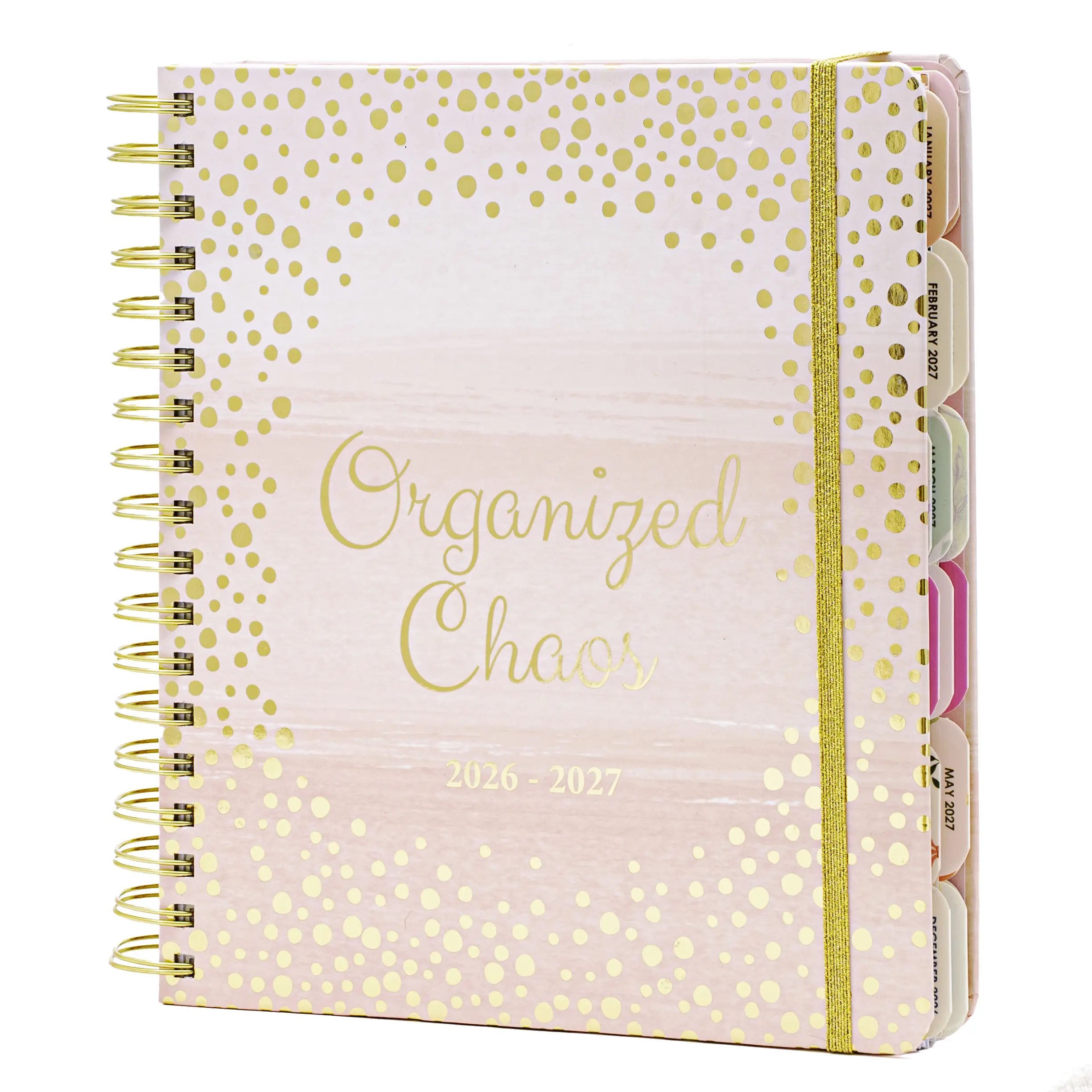 18-Month Hardcover Appointment Book & Planner, 10"x10", August 2026-January 2028 - Daily, Weekly, Monthly Organizer with Pens, Stickers, Sticky Notes & Sturdy Cover - Organized Chaos