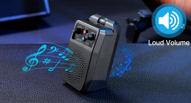 LEKATO JA-05G 5W Mini Electric Guitar AMP , Portable Guitar Audio Amplifier Bluetooth with Built-in 4 Effects, Clean Distortion Overdrive Reverb, Rechargeable Small Guitar Amp for Practice, A Must-Have for Professional Guitarists Gift