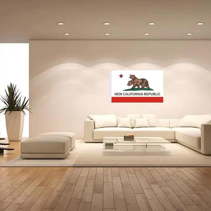 New,2025 3X5 Ft New California Republic Flag Outdoor Indoor,Fallout Ncr Flags For House Home College Dorm With Brass Grommets
