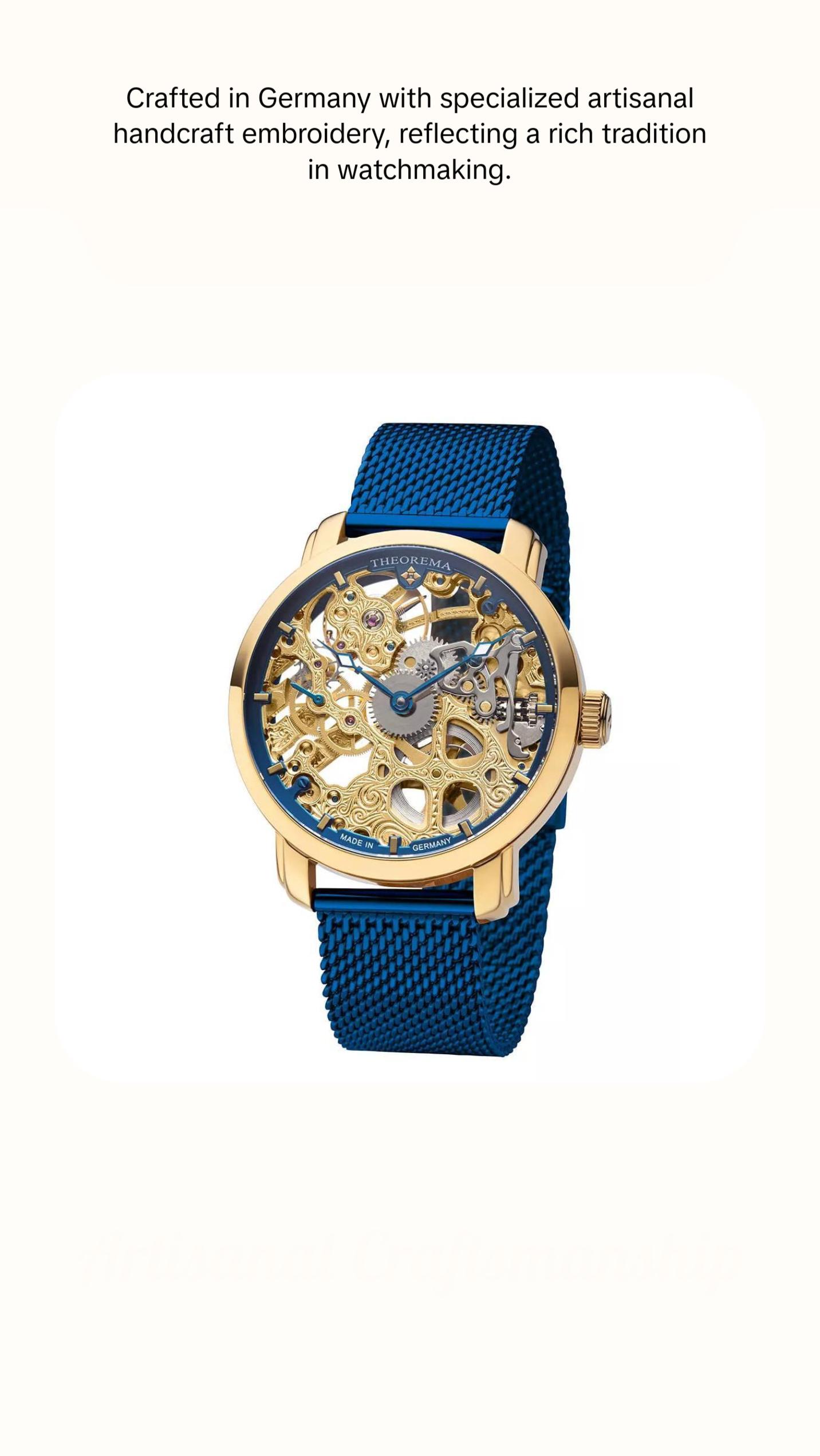 Full Skeleton GM-118-9 | Gold | Made in Germany Venezia Theorema Full Skeleton GM-118-9 | Gold | Made in Germany Venezia Theorema