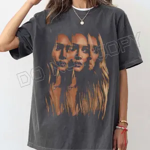 Comfort Colors Hilary Duff The Lucky Me Tour 2026 T-Shirt unisex tee Graphic Celebrity Fan album tee Hilary Duff face tee