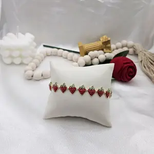 valdiviajewery #2430 Strawberry Design Bracelet 14k Gold Plated High Quality