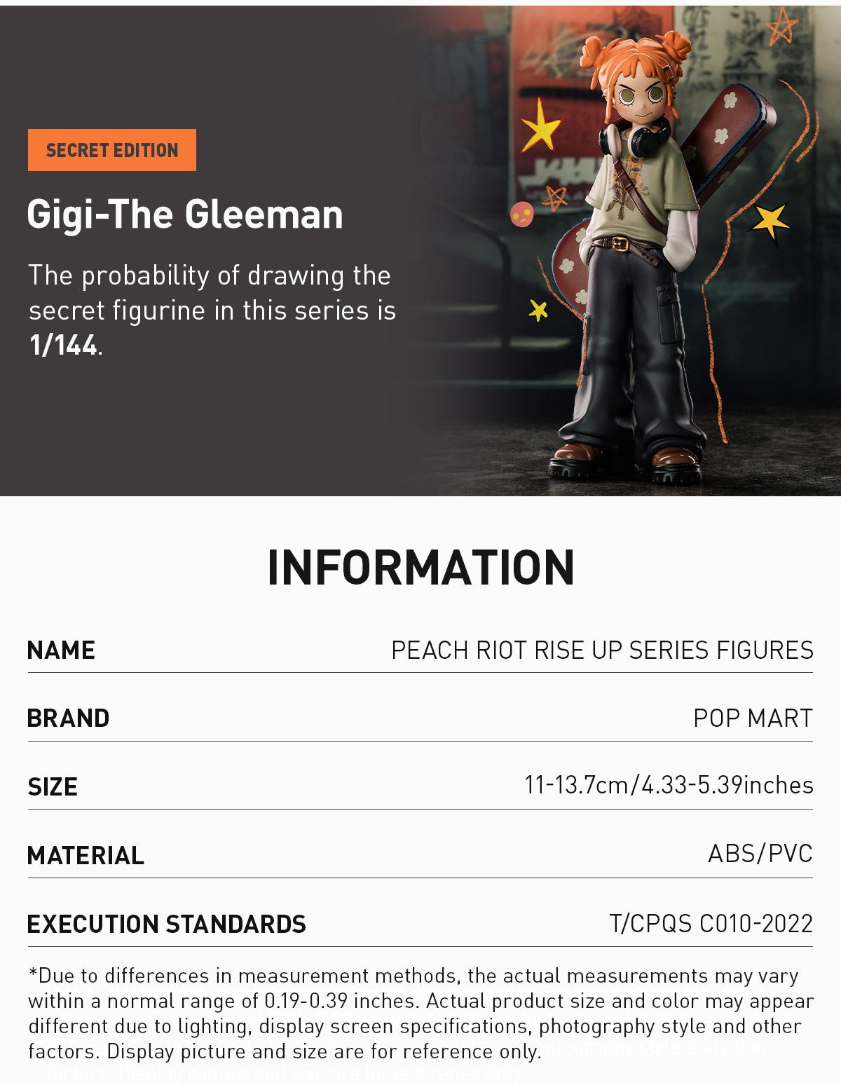 POP MART Peach Riot Rise Up Series Figures, Blind Box POP MART Peach Riot Rise Up Series Figures, Blind Box