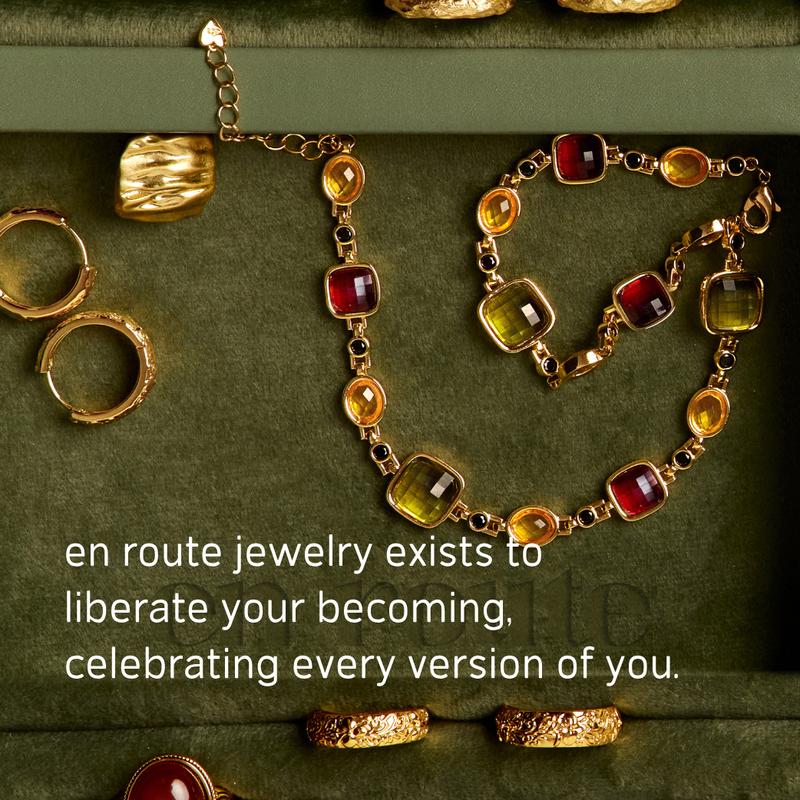 en route Orchid Ring in Gold, Polished Gold Flower Jewelry with Sculpted Bloom Design, Perfect for Daily Wear or Stacking Styles